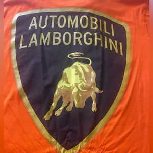 SUPREME Orange Lamborghini T-Shirt